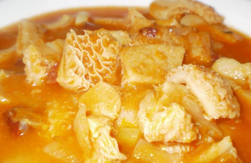 Callos de ternera guisados