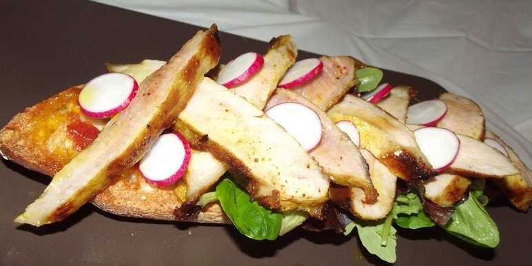 Tosta de secreto iberico Tosta de secreto iberico